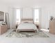 Signature Design by Ashley® Flannia 5-Piece Gray Full Panel Platform Bed Set-5