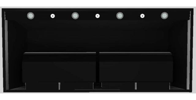 Vent-A-Hood® Designer Series 54" Black Wall Mounted Range Hood-3