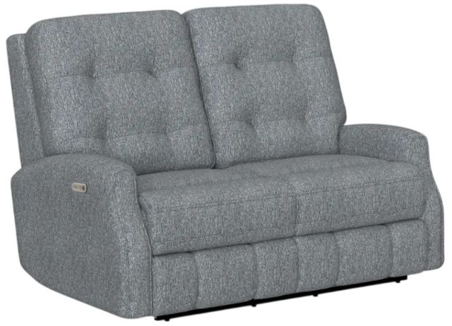 Flexsteel® Customizable Devon Power Reclining Loveseat with Power Headrests-1
