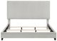 Legends Home Bridger Minky Stone Queen Upholstered Panel Bed-4