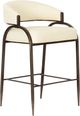 TOV Furniture Tatum Bronze/Cream Counter Stool-0