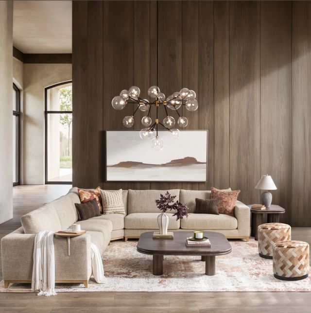 Classic Home Donovan 3-Piece Bisque Sectional-1
