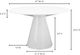Moe's Home Collection Otago White Dining Table-3