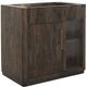 International Furniture Direct Black Balam Stained Dark Bathroom Vanity Base-0