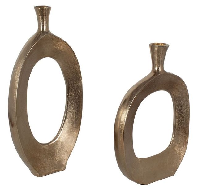 Uttermost® Kyler 2-Piece Bronze Vase Set-2