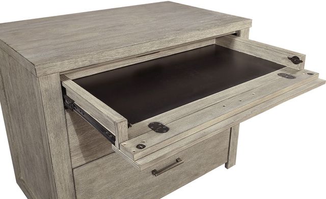 Aspenhome® Platinum Gray Linen Workstation/Combo File-1