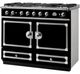 La Cornue CornuFé 110 43" Gloss Black Pro Style Dual Fuel Range-1