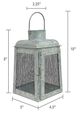 A & B Home Silver Lantern-4