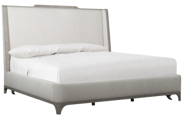 Bernhardt Albion Pewter/Taupe King Shelter Bed-0