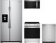 Whirlpool® 4 Piece Stainless Steel Electric Kitchen Package-0