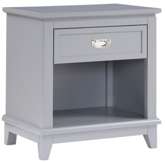 Homelegance® Sloane Gray Nightstand-0