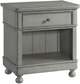 Riverside Furniture Bella Grigio Chipped Gray Nightstand-1