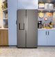 GE® 36" 23.6 Cu. Ft. Fingerprint Resistant Slate Counter Depth Side-By-Side Refrigerator with Extra Tall Dispenser and In-Door Icemaker-2