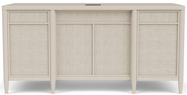Riverside Furniture Maren White Sand Executive Desk-3