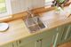 Elkay Lustertone® Classic Lustrous Satin 17" x 22" x 10-1/8" OS4-Hole Single Bowl Drop-In Sink with Perfect Drain®-3