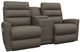La-Z-Boy® Liam Mocha Power Wall Reclining Loveseat with Console, Headrest, and Lumbar-0