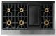 Viking® 7 Series 48" Antique Bronze Pro Style Gas Range with Griddle-4