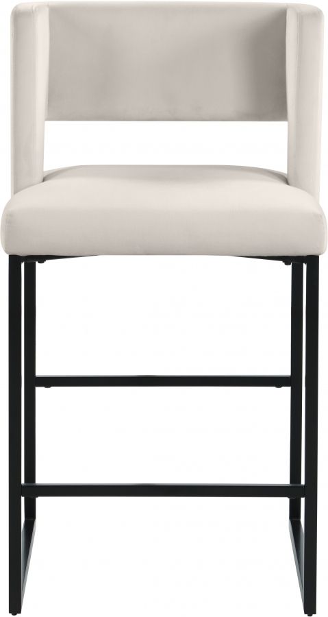 Meridian Furniture Caleb Cream Counter Stool-1