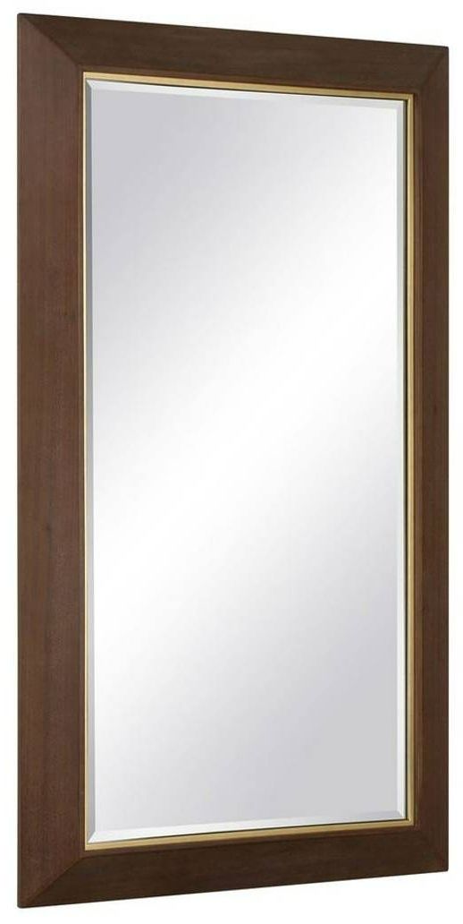 Uttermost® Matheson Gold/Walnut Accent Mirror-0