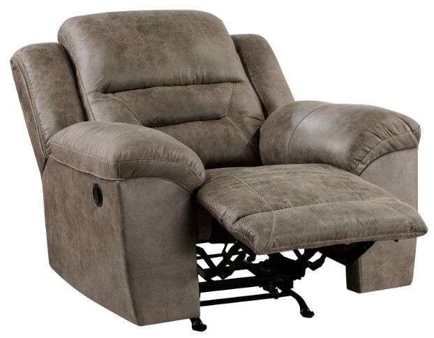 Homelegance® Hazen Brown Rocker Reclining Chair-3