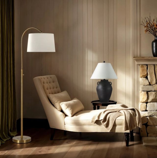 Renwil® Everren Tacta Dark Brown Table Lamp-1