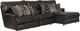 Catnapper® Como 3-Piece Chocolate Right Arm Facing Power Reclining Sectional-0