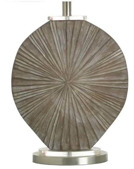 Stylecraft Silver Burst Brushed Brown Table Lamp -4