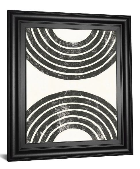 Classy Art Over the Rainbow BW I by Moira Hershey Wall Art-1