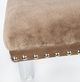 Jofran Inc. Brianna Mink Faux Fur Bench-4