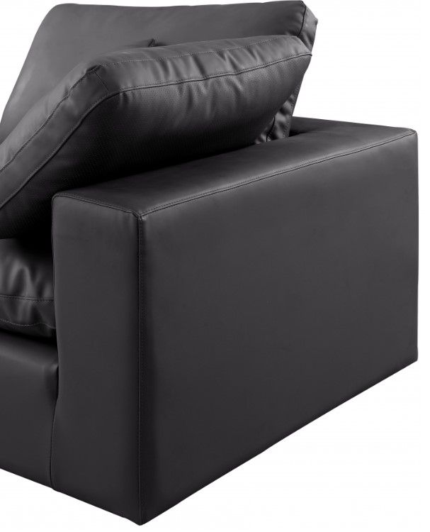 Meridian Furniture Comfy 2-Piece Black Sofa-4
