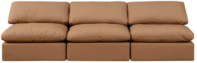 Meridian Furniture Indulge 3-Piece Cognac Modular Sofa-1