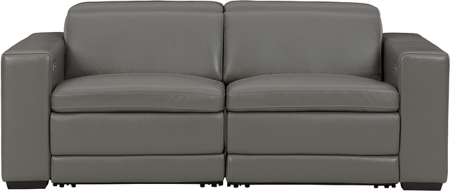 Signature Design by Ashley® Texline 3-Piece Gray Power Reclining Sofa-0