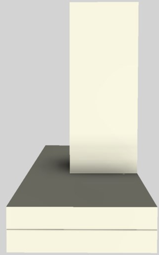 Vent-A-Hood® K Series 48" Biscuit Contemporary Wall Mounted Range Hood-1