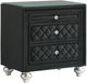 Crown Mark Cameo Black Nightstand-0