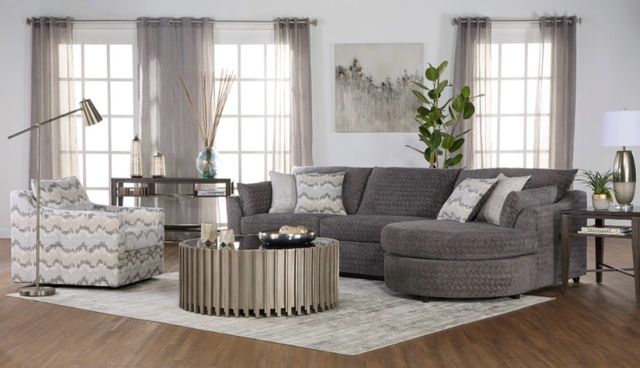 Hughes Furniture® 13900 2-Piece Plunge Shadow Right-Arm Facing Sectional and Chaise-1