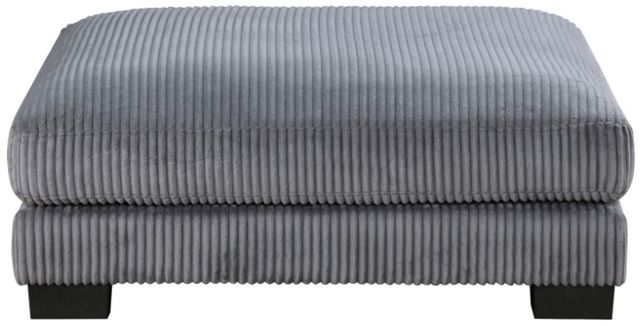 Homelegance® Traverse Gray Ottoman-2