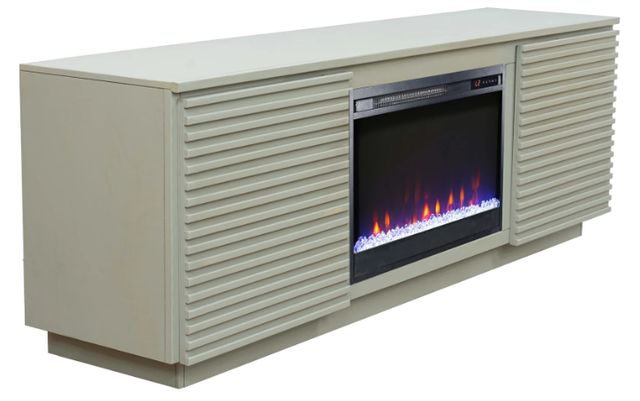 Legends Home Stardust Sandstone Fireplace Console-0