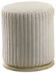 Furniture of America® Lucida Beige Vanity Stool -0