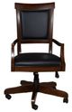 Liberty Furniture Brayton Manor Black/Cognac Junior Executive Desk Chair-2