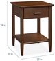 Bassett® Furniture Copenhagen Espresso End Table-3