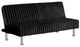 Furniture of America® Hinwil Black Futon Sleeper Sofa-0