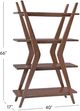 Bassett Mirror Stratton Warm Walnut Etagere-2