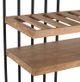 A & B Home Black/Natural Accent Shelf -4