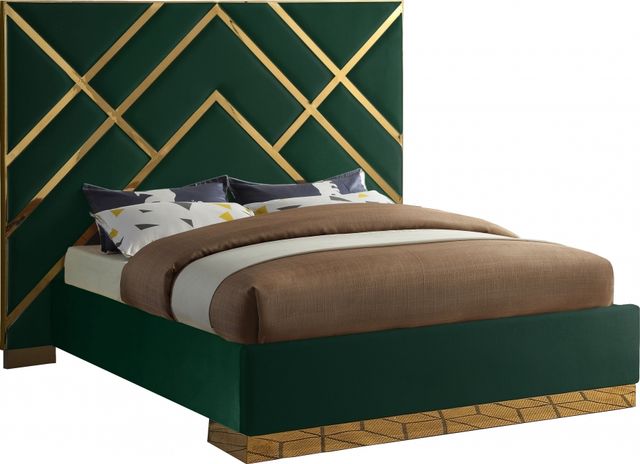 Meridian Furniture Vector Green King Bed-0