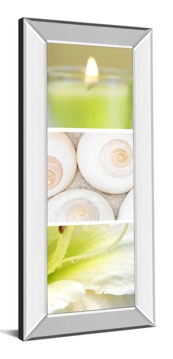 Classy Art Facets of Spring Il by Irena Orlov Mirrored Frame Wall Art-1