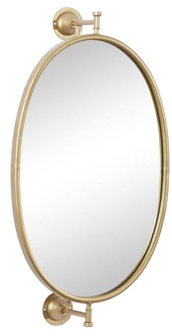 Deco Marche Gold Oval Wall Mirror-1