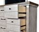 Steve Silver Co. Bear Creek White Smoke Dresser and Mirror-3