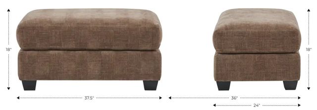 La-Z-Boy® Wilmette Dove Ottoman-2