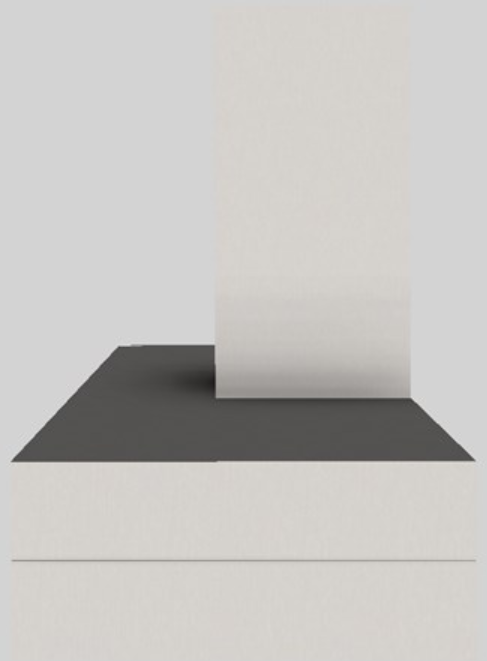 Vent-A-Hood® 48" Stainless Steel Contemporary Wall Mounted Range Hood-1