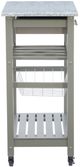 Linon Zoey Gray Kitchen Cart-4